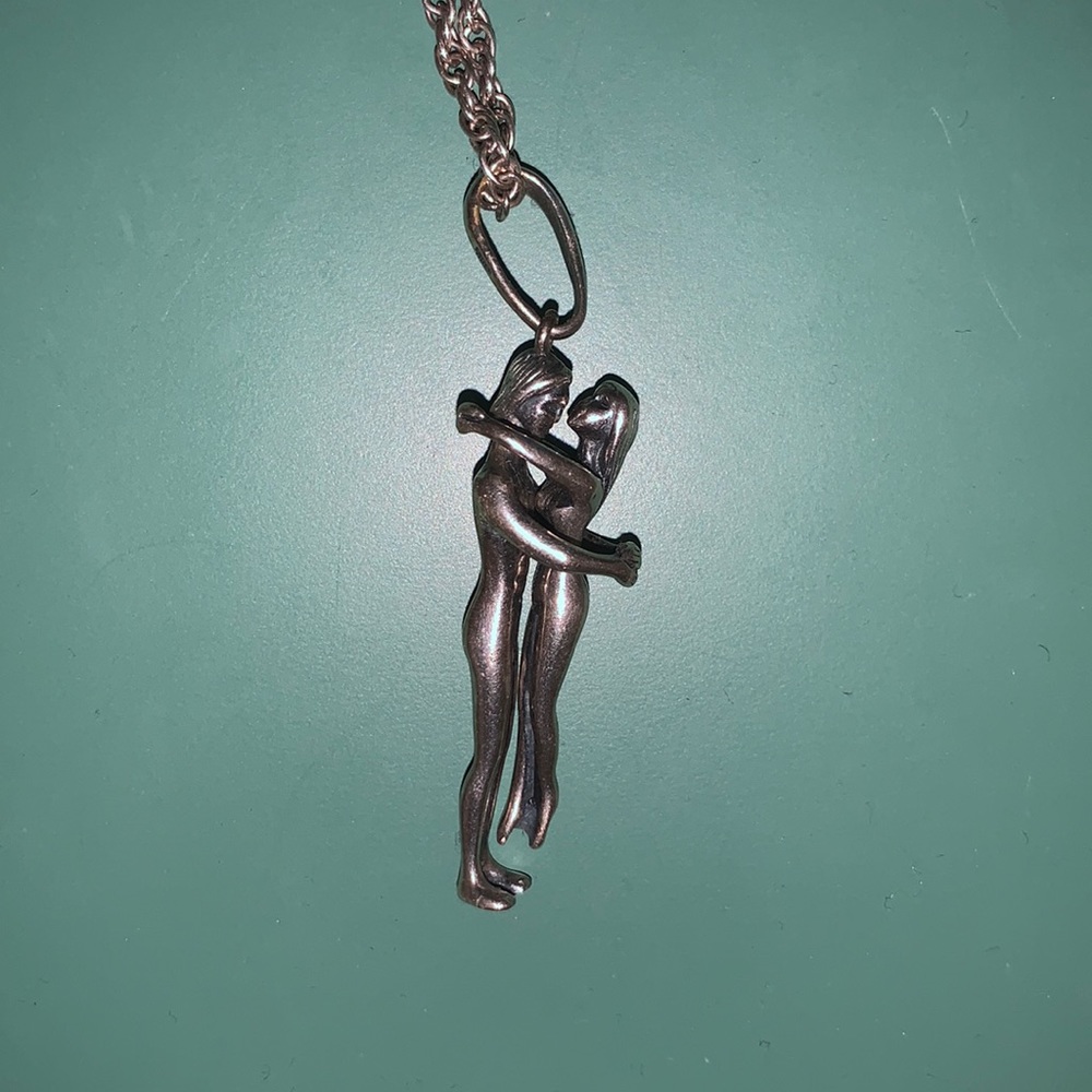 Silver Couples pendant